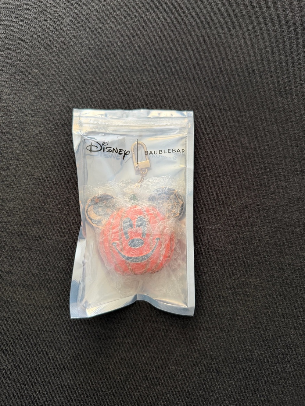 BaubleBar Mickey Pumpkin charm